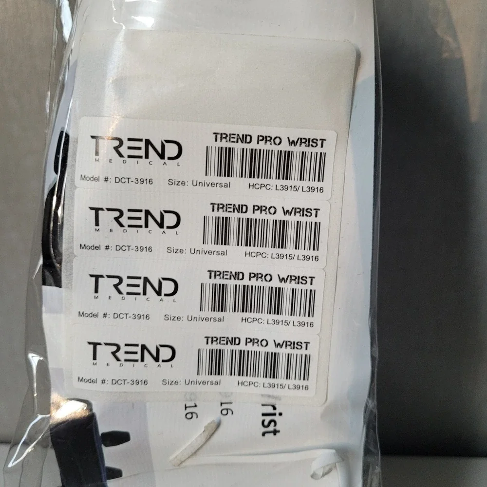 Trend Pro Wrist Brace Model DCT-3916 - Adjustable ROM - NEW IN PACKAGE